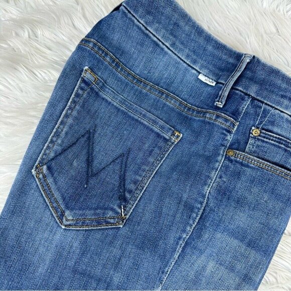 Mother‎ Women's High Waisted Looker Ankle Fray Not Rough Enough Jeans W28/L27 - Picture 6 of 11